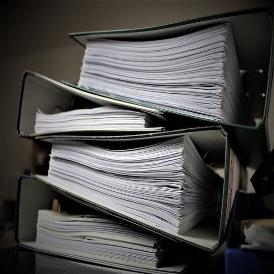 What's in a permit book? Binder of permits.